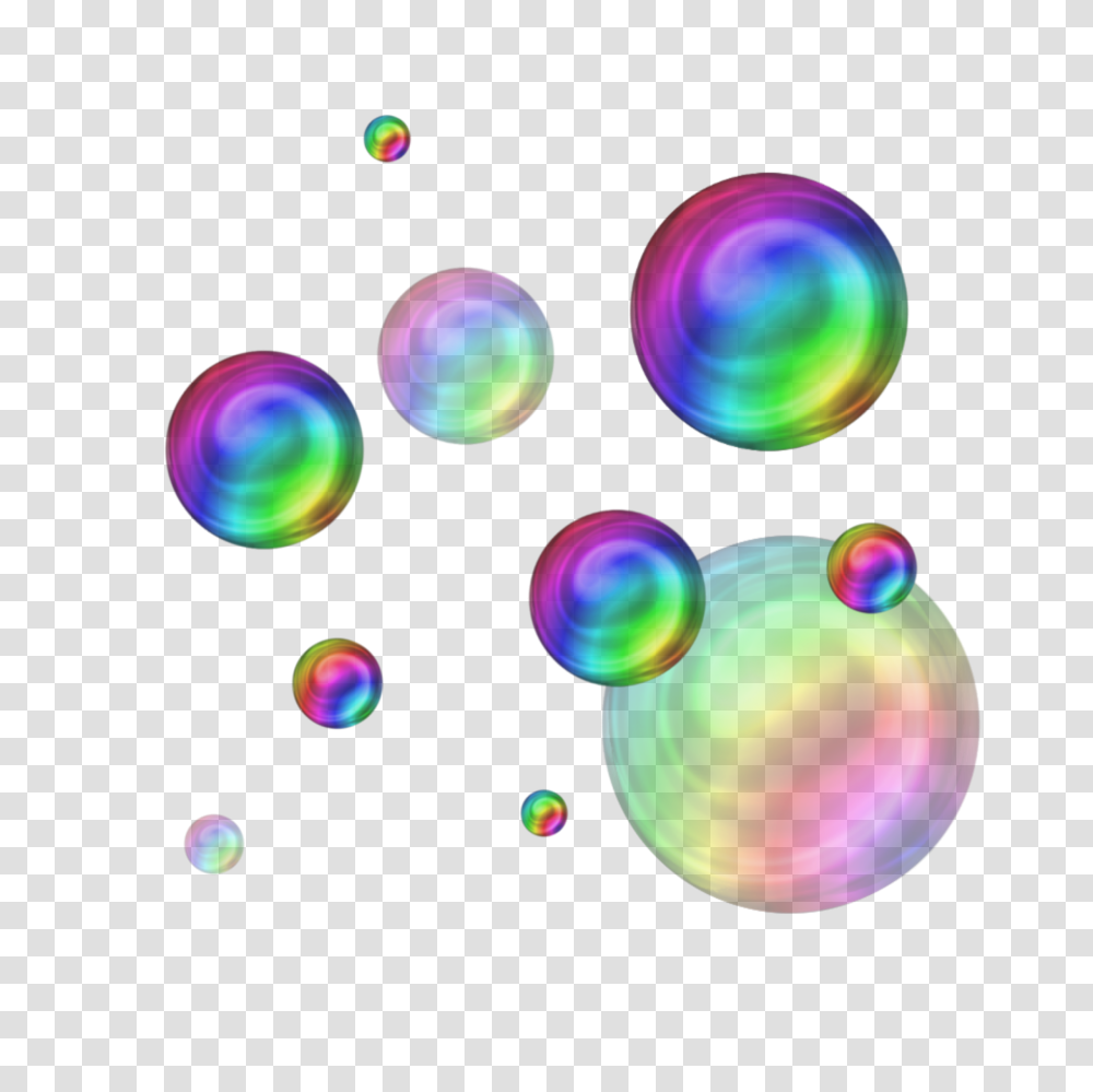 Rainbow Bubbles Circle, Light, Flare, Pattern, Sphere Transparent Png