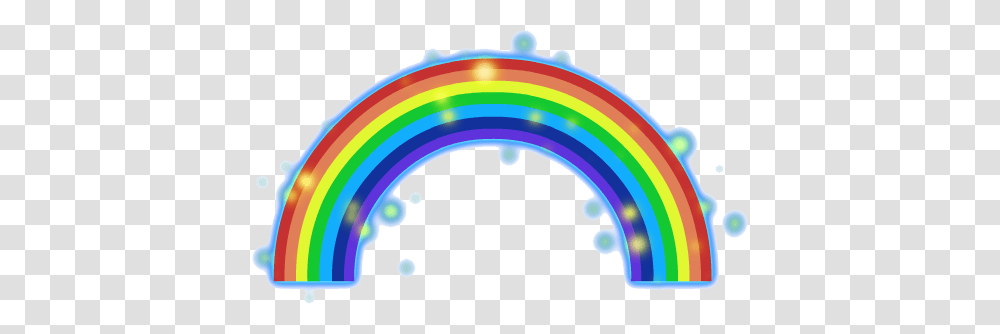Rainbow Bubbles Effect, Floral Design, Pattern Transparent Png