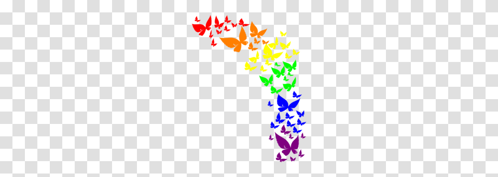 Rainbow Butterfly Clip Art, Floral Design, Pattern, Poster Transparent Png