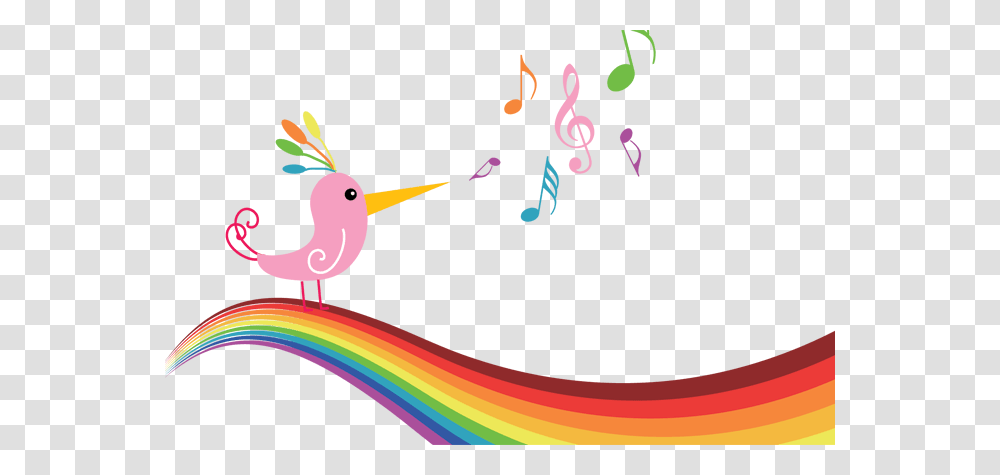 Rainbow Butterfly Clipart Spring Music Concert, Bird, Animal, Light Transparent Png