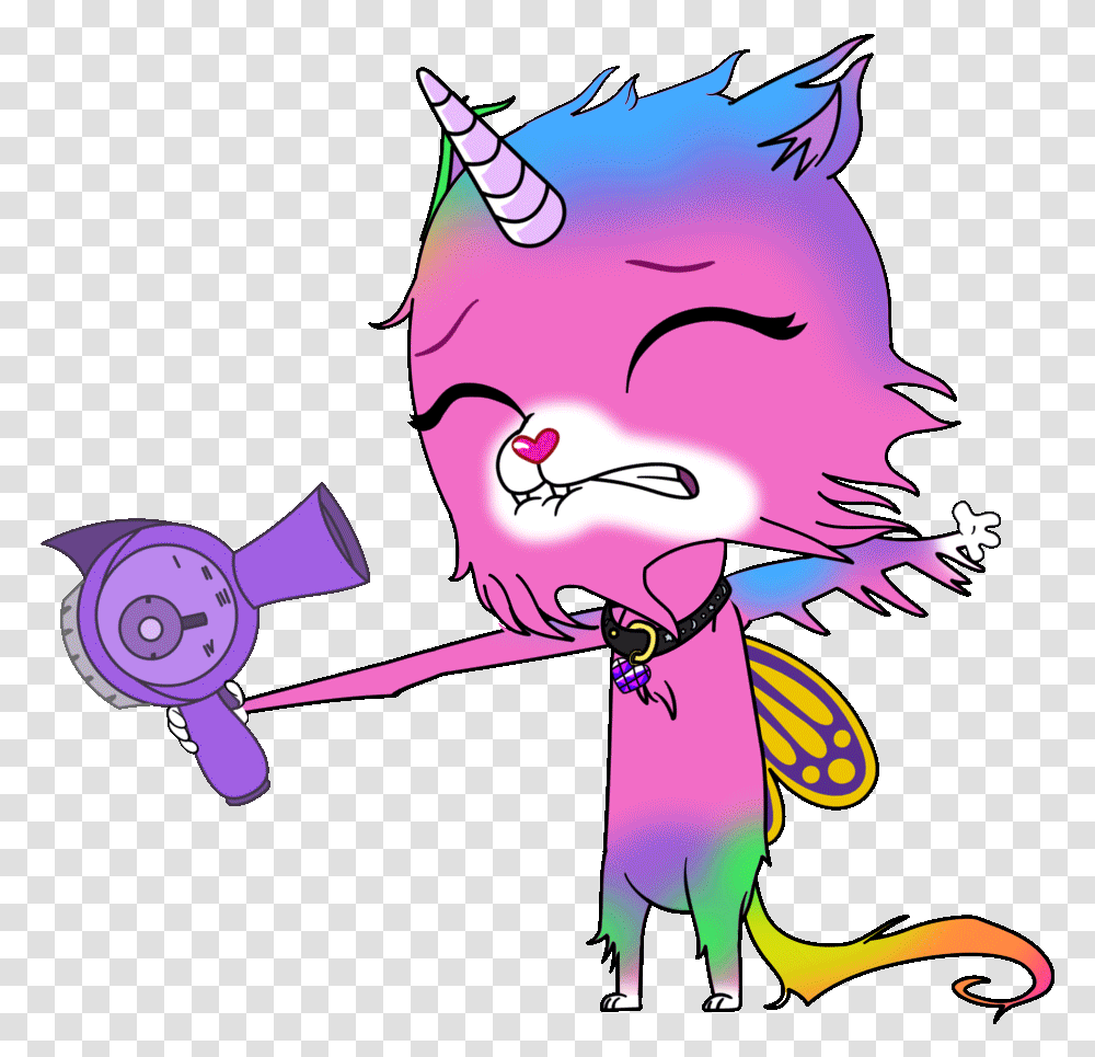 Rainbow Butterfly Unicorn Kitty Hair, Person, Human Transparent Png