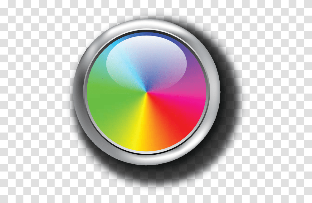 Rainbow Button, Sphere, Light, Electronics, Disk Transparent Png