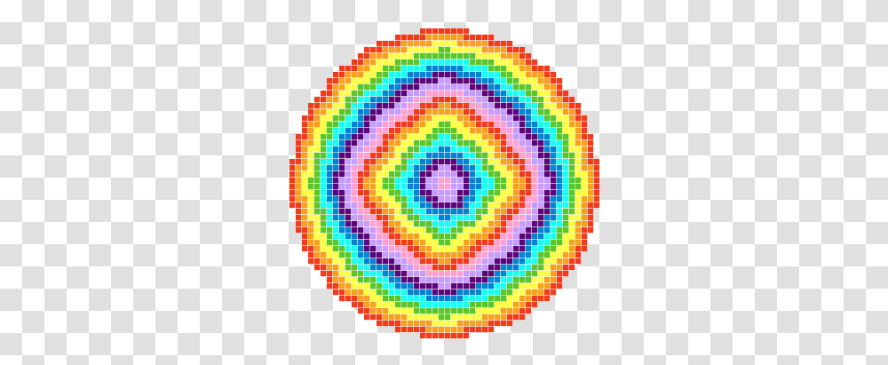 Rainbow Circle Circle, Art, Pattern, Rug, Tile Transparent Png