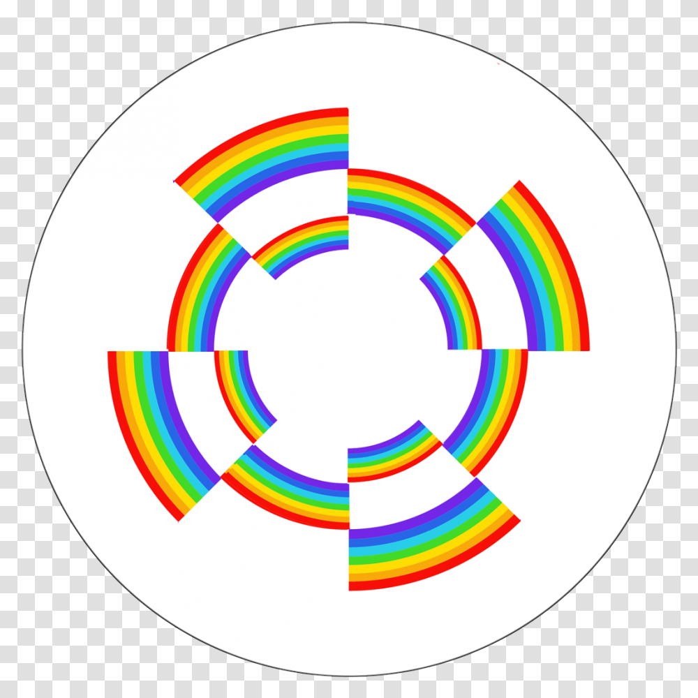 Rainbow Circle Circle, Balloon, Logo, Symbol, Trademark Transparent Png