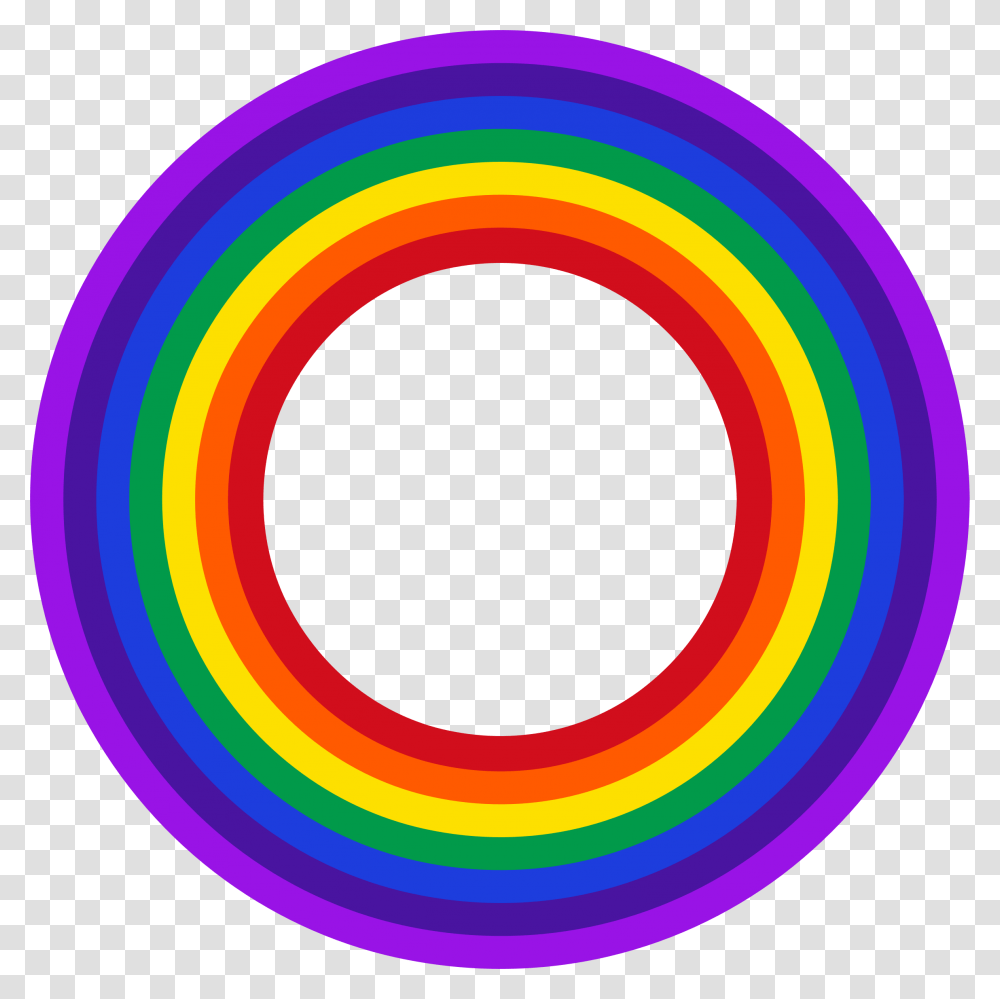 Rainbow Circle Mark Ii Icons, Light, Rug Transparent Png