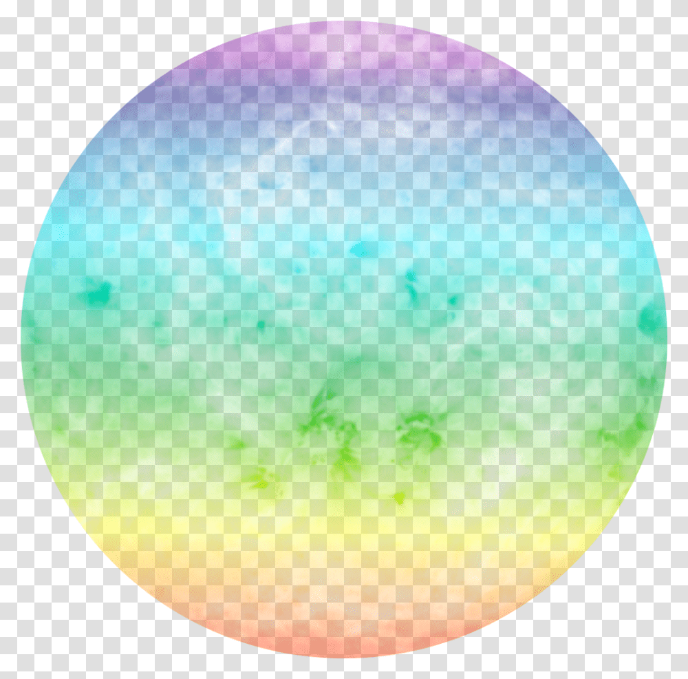 Rainbow Circle Pink Blue Circle, Sphere, Balloon, Food, Egg Transparent Png
