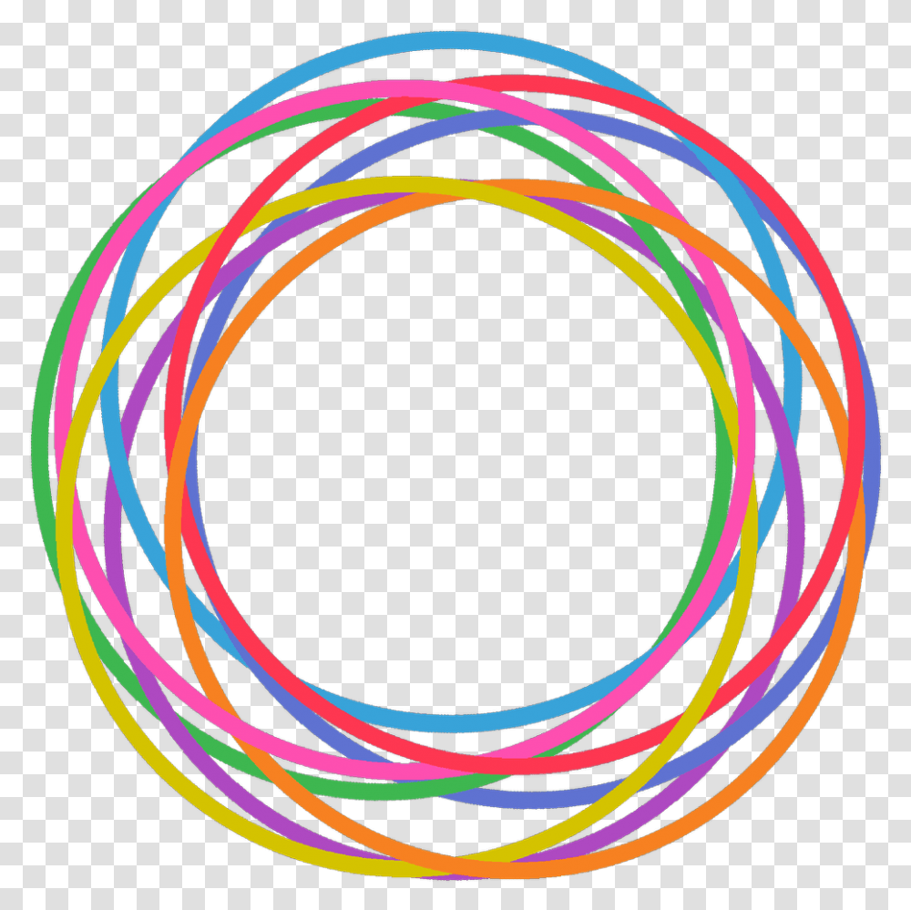 Rainbow Circular Autism Circle, Wire, Toy, Hula Transparent Png