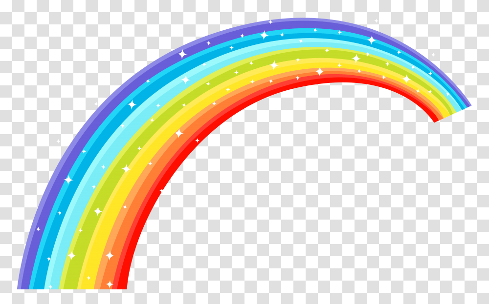 Rainbow Clip, Light, Urban Transparent Png