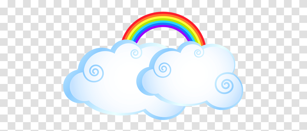 Rainbow Clip In Rainbow, Bubble, Foam Transparent Png