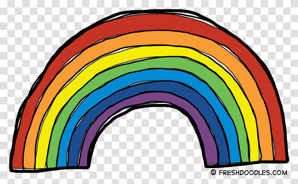 Rainbow Clip Line Art Many Colours In A Rainbow, Graphics, Dye, Floral Design, Pattern Transparent Png