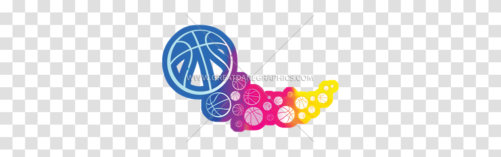 Rainbow Clipart Basketball, Purple Transparent Png