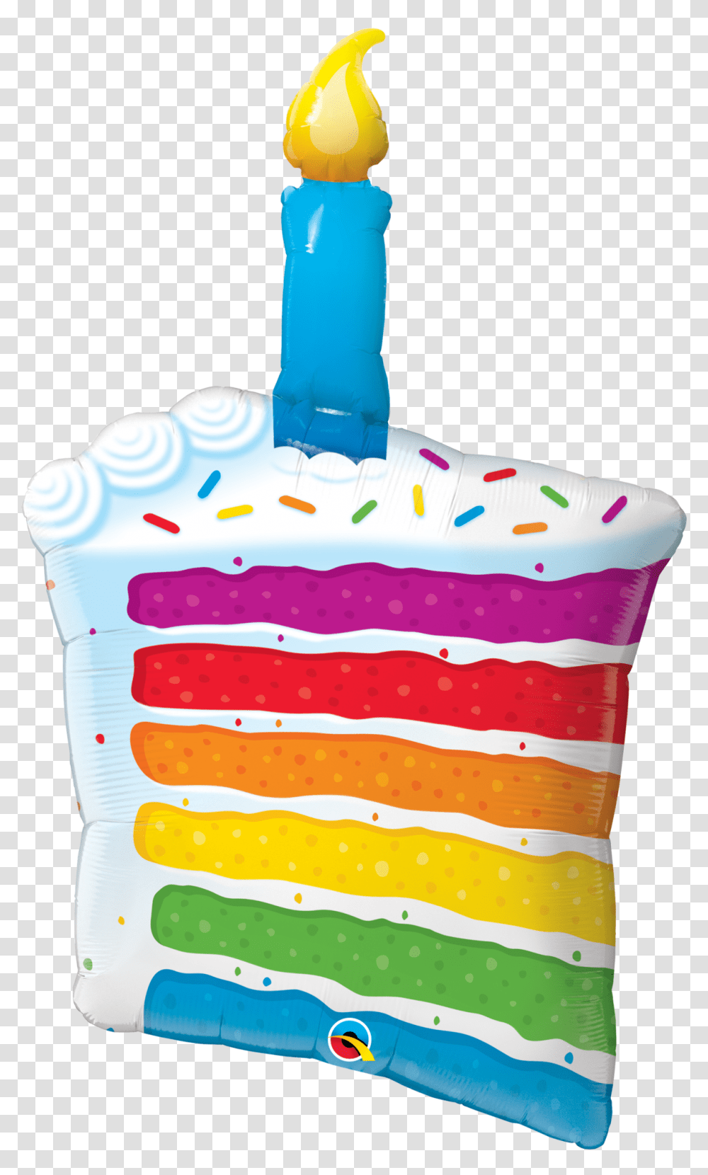 Rainbow Clipart Candle, Pillow, Cushion, Cake, Dessert Transparent Png