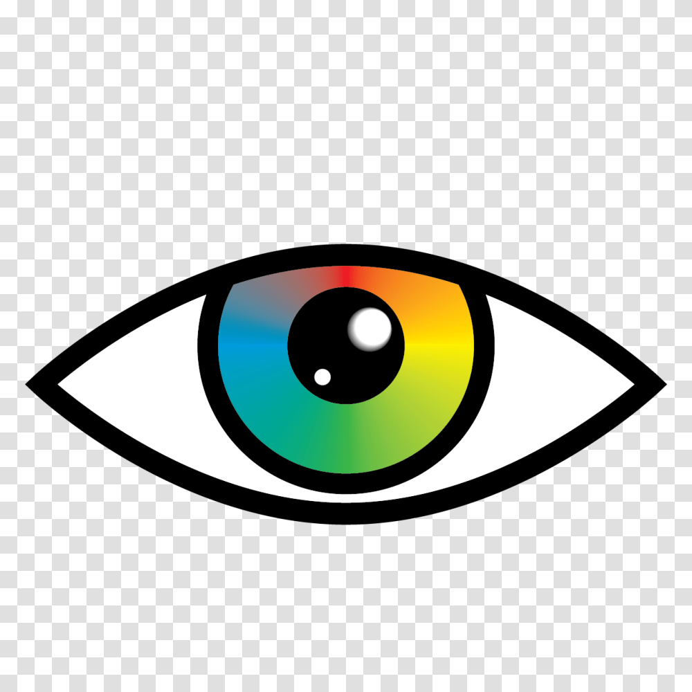 Rainbow Clipart Eye, Logo, Trademark, Tape Transparent Png