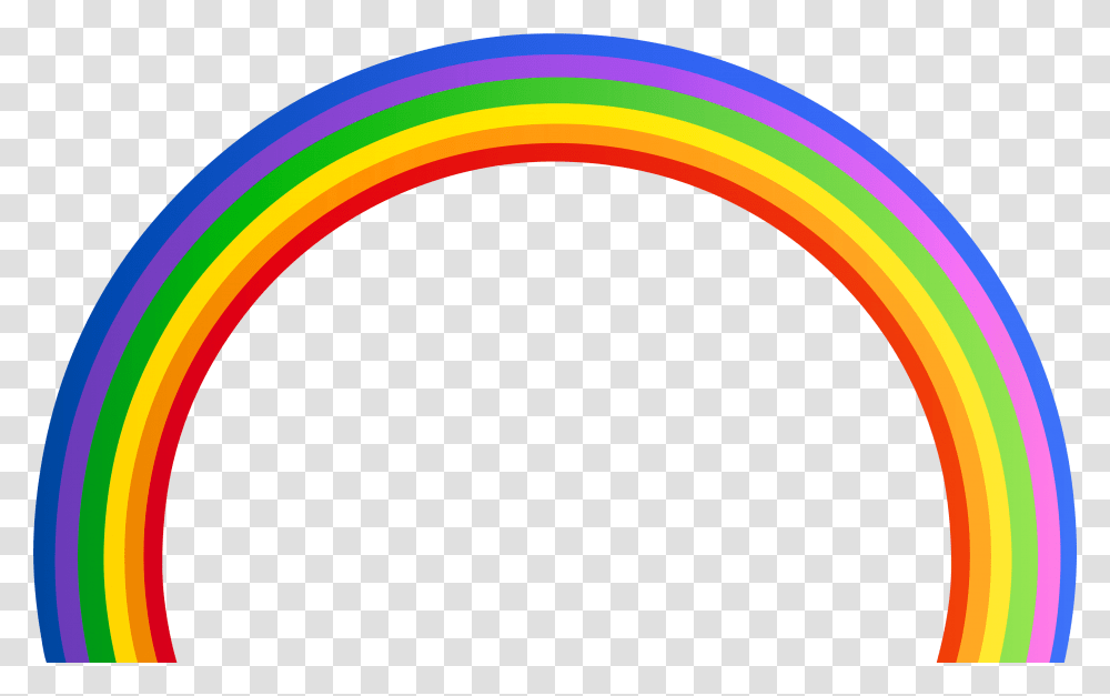 Rainbow Clipart, Frisbee, Toy Transparent Png