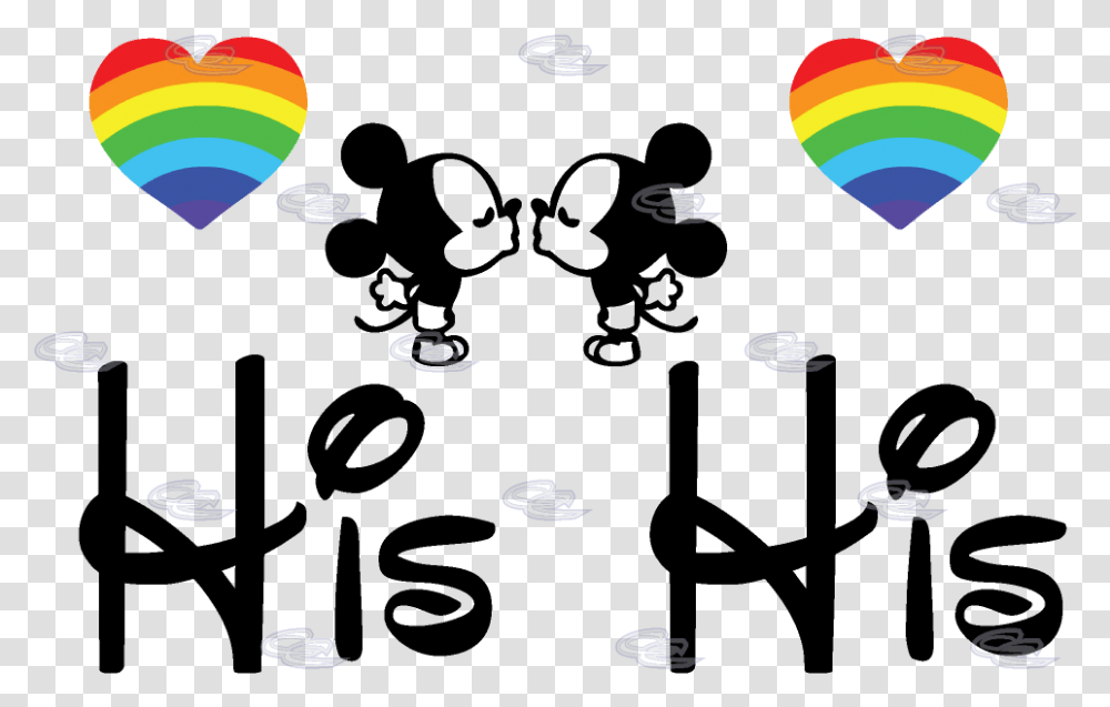 Rainbow Clipart Mickey Mouse Mr And Mrs Mickey Mouse, Hot Air Balloon, Aircraft, Vehicle, Transportation Transparent Png