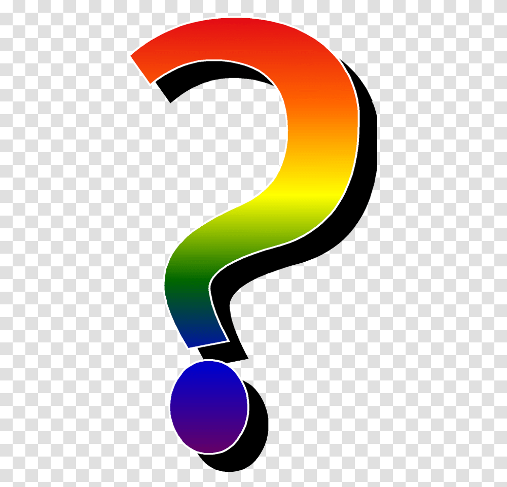Rainbow Clipart Question Mark, Label, Number Transparent Png