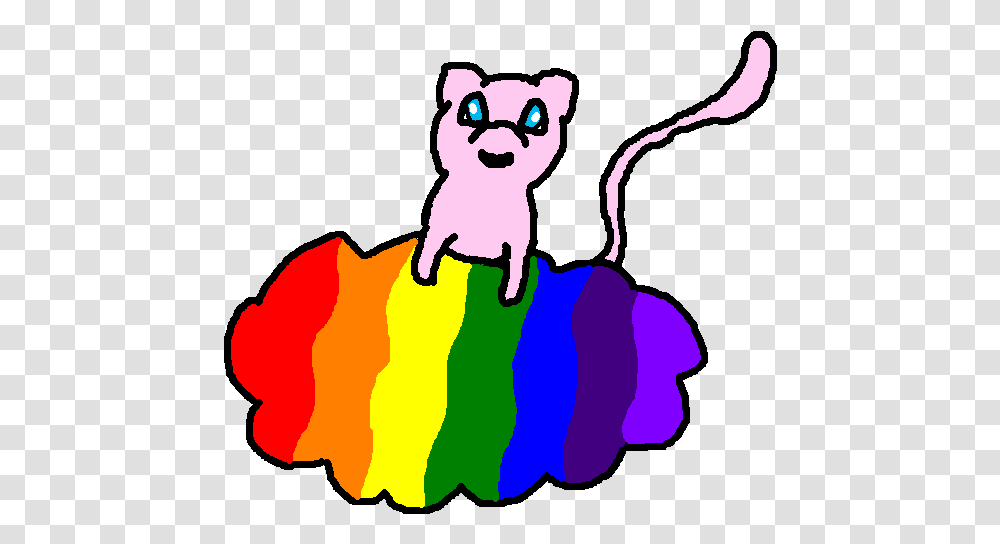Rainbow Cloud Rainbow Cloud Mew 2405618 Vippng Clip Art, Bag, Clothing, Costume, Graphics Transparent Png