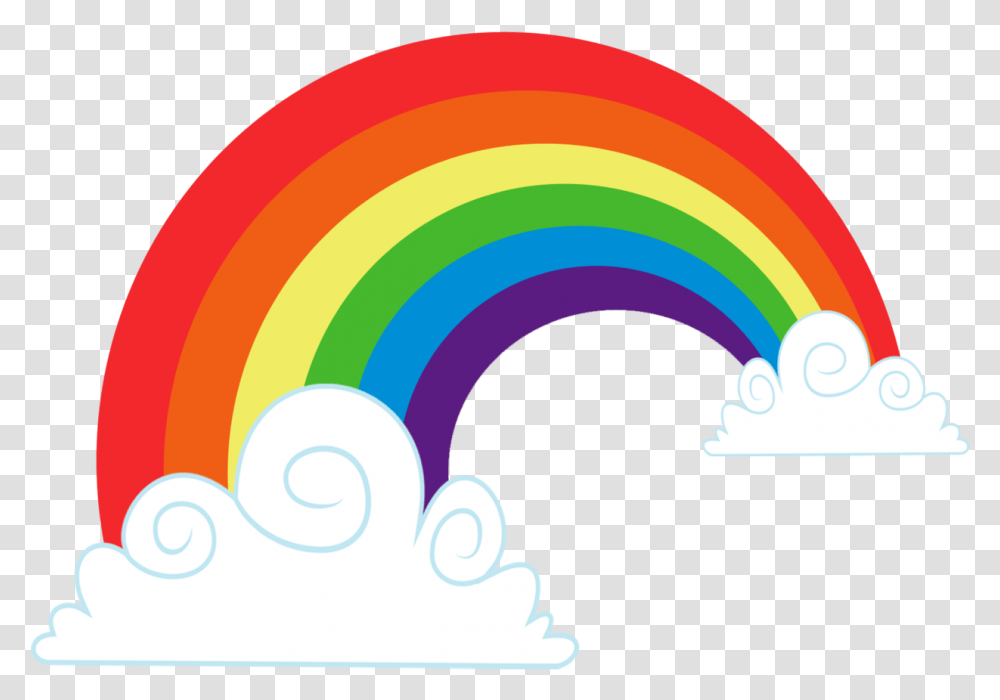Rainbow Cloud Vector Cloud Rainbow Vector, Nature, Outdoors Transparent Png