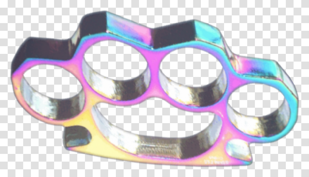 Rainbow Colorful Colors Brass Knuckles Circle, Sunglasses, Accessories, Accessory, Hole Transparent Png