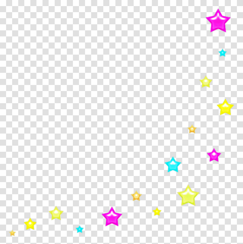 Rainbow Colorful Colors Stars Cute Star Space, Star Symbol Transparent Png