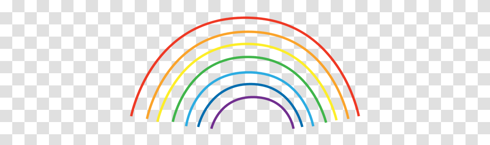 Rainbow Colorful Lines Ki Hajar Dewantara, Spiral, Coil Transparent Png
