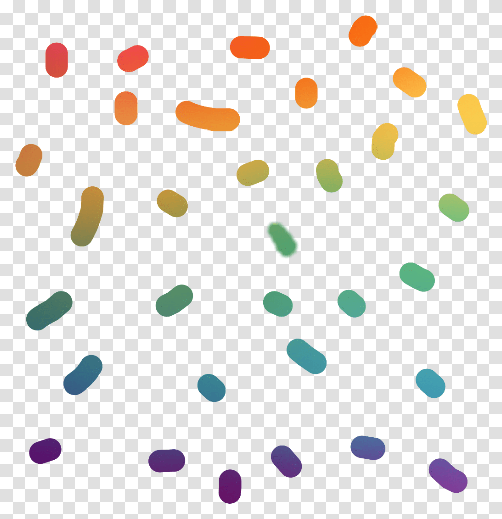 Rainbow Confetti Party Cool Like Edit Sticker Art Inter Labadee Hati, Paper Transparent Png