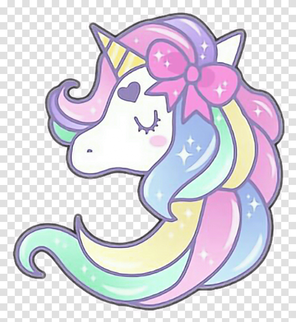 Rainbow Cute Unicorn Background Clip Art Unicorn, Doodle, Drawing Transparent Png
