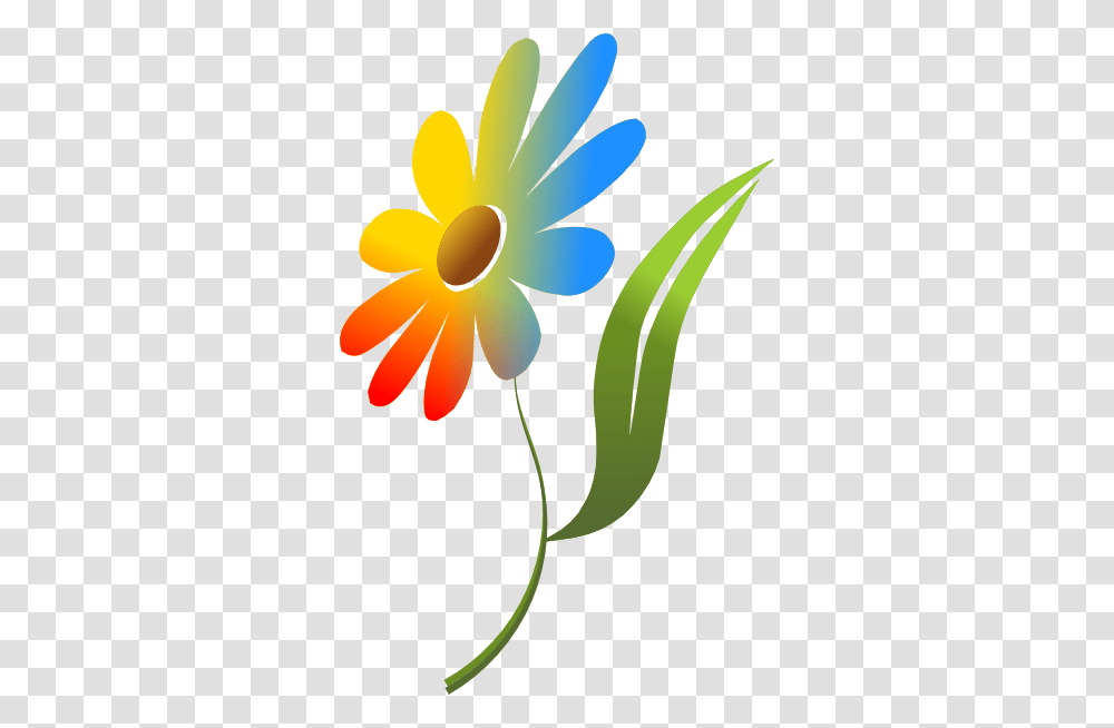 Rainbow Daisy Clip Art, Plant, Floral Design, Pattern Transparent Png