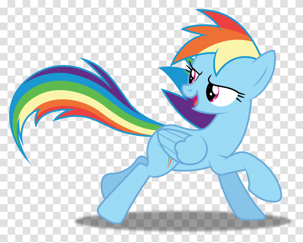 Rainbow Dash 50 My Little Pony Rainbow Dash Running, Dragon, Ice Transparent Png