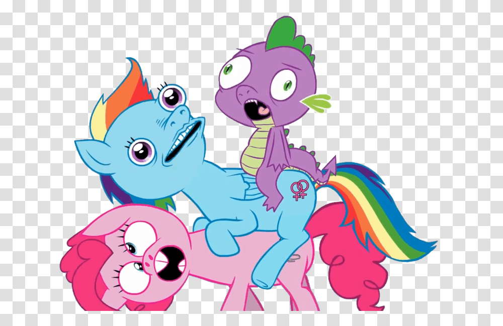 Rainbow Dash And Pinkie Pie Gif, Dragon Transparent Png