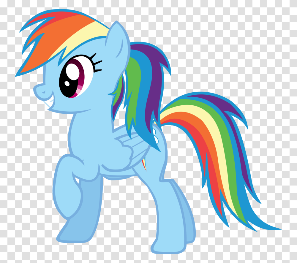 Rainbow Dash Clipart Mlp Rainbow Dash Ponytail, Dragon Transparent Png