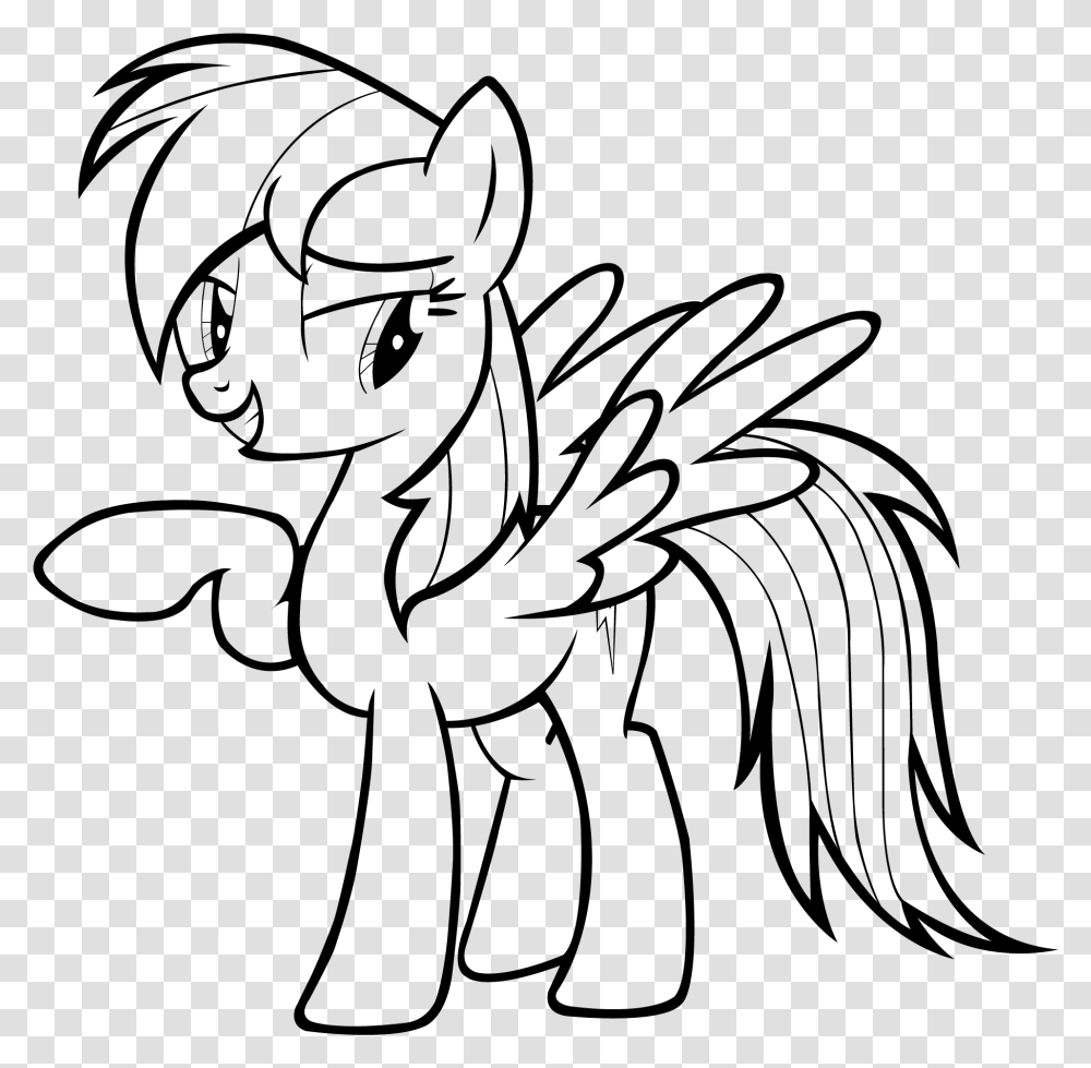 Rainbow Dash Coloring Pages For Kid My Little Pony My Little Pony ...