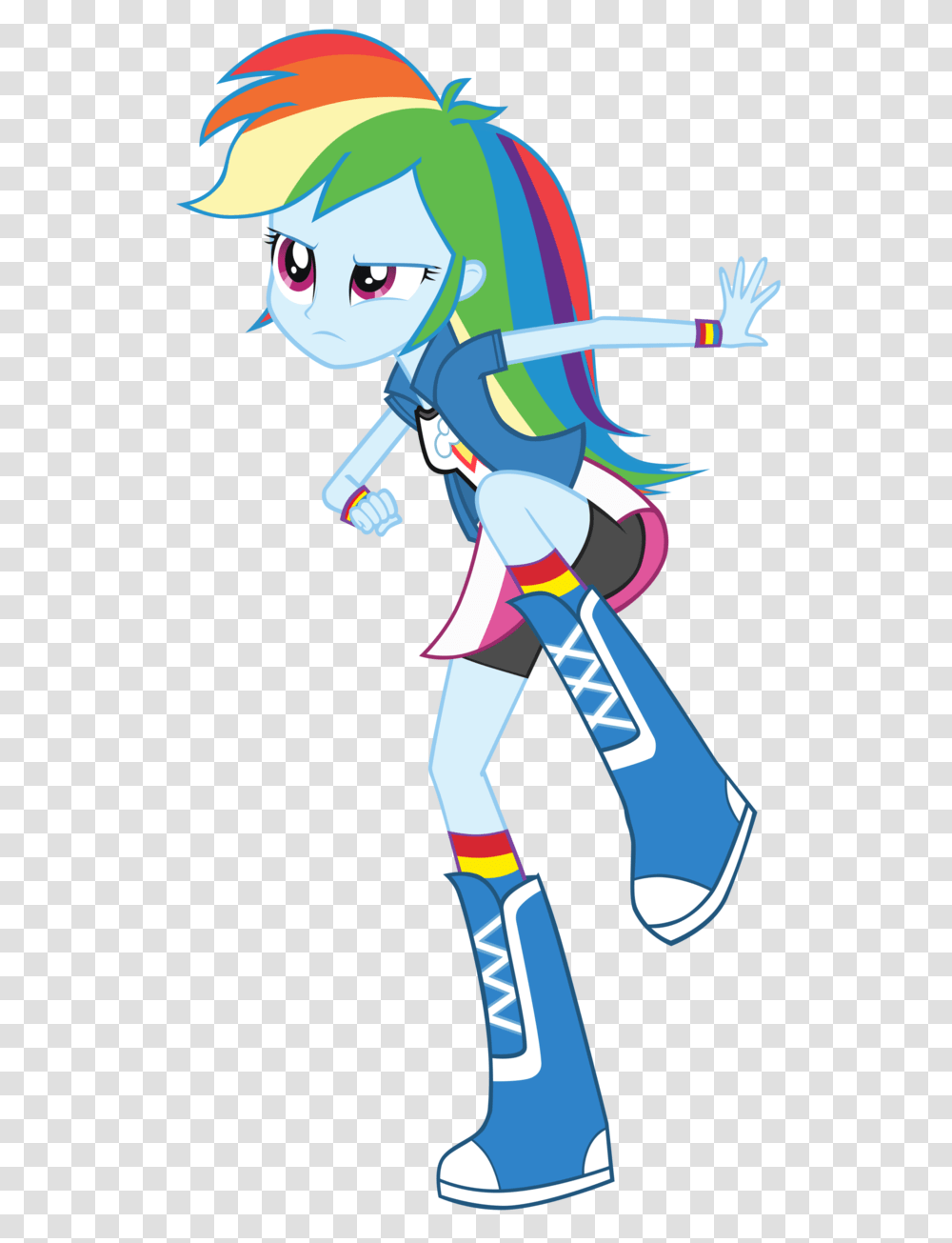 Rainbow Dash Equestria Girl, Costume, Manga, Comics, Book Transparent Png