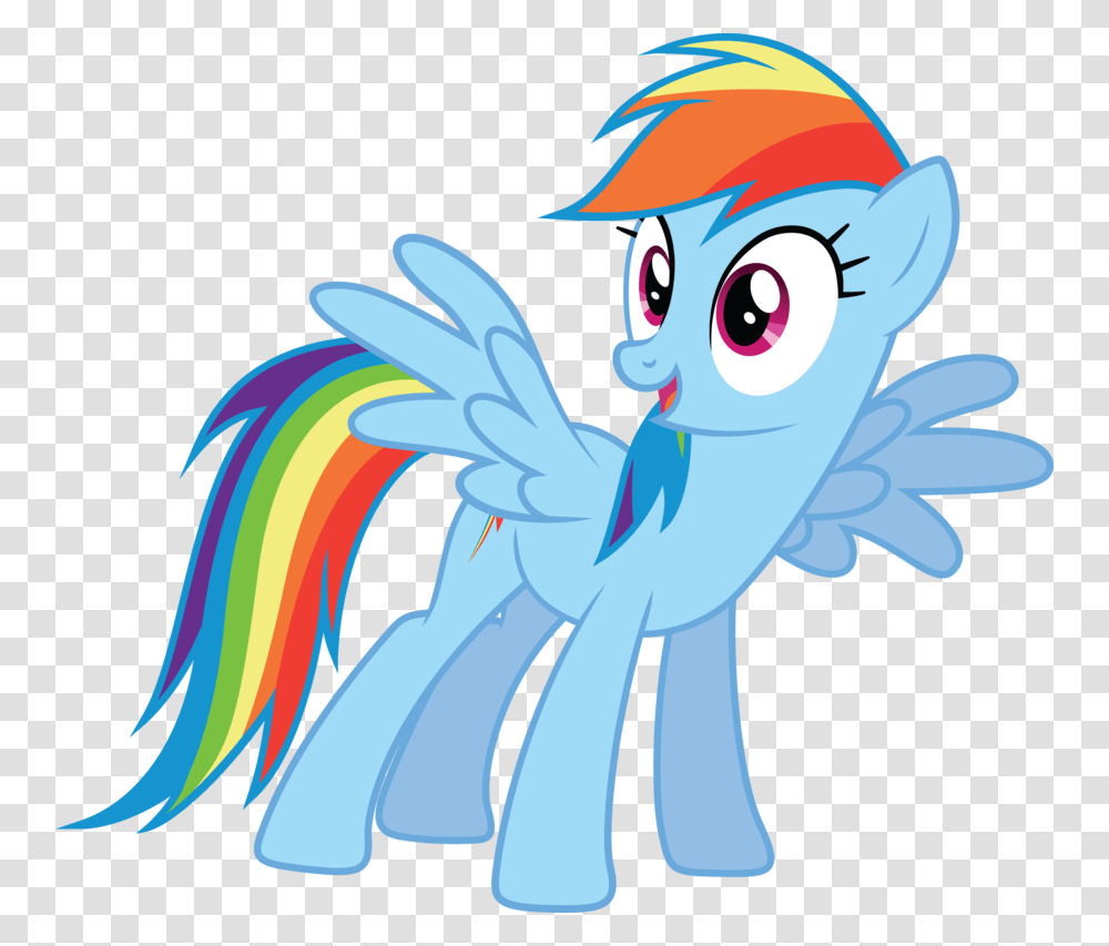 Rainbow Dash Happy, Toy, Bird Transparent Png