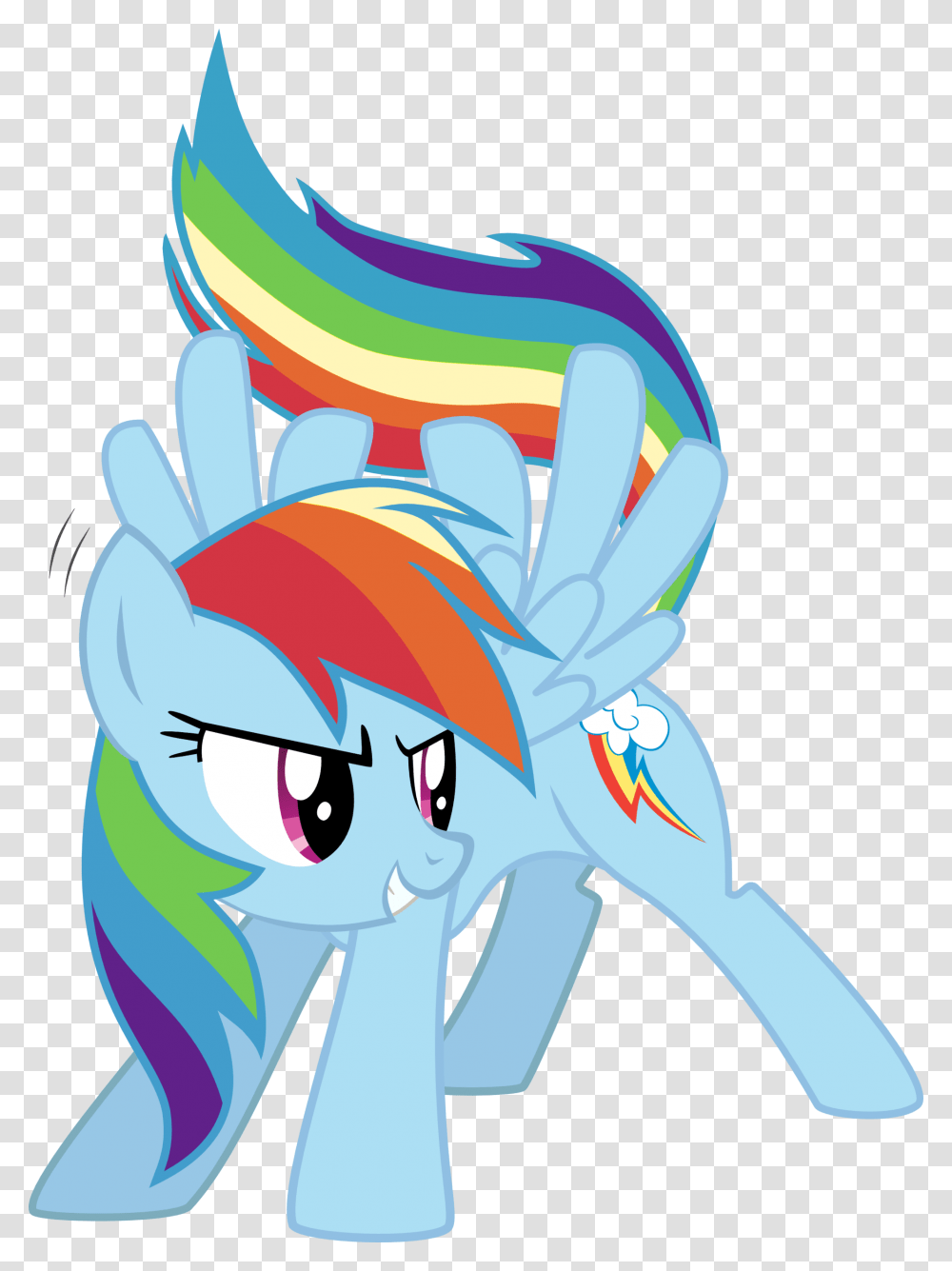 Rainbow Dash Images, Drawing, Manga Transparent Png