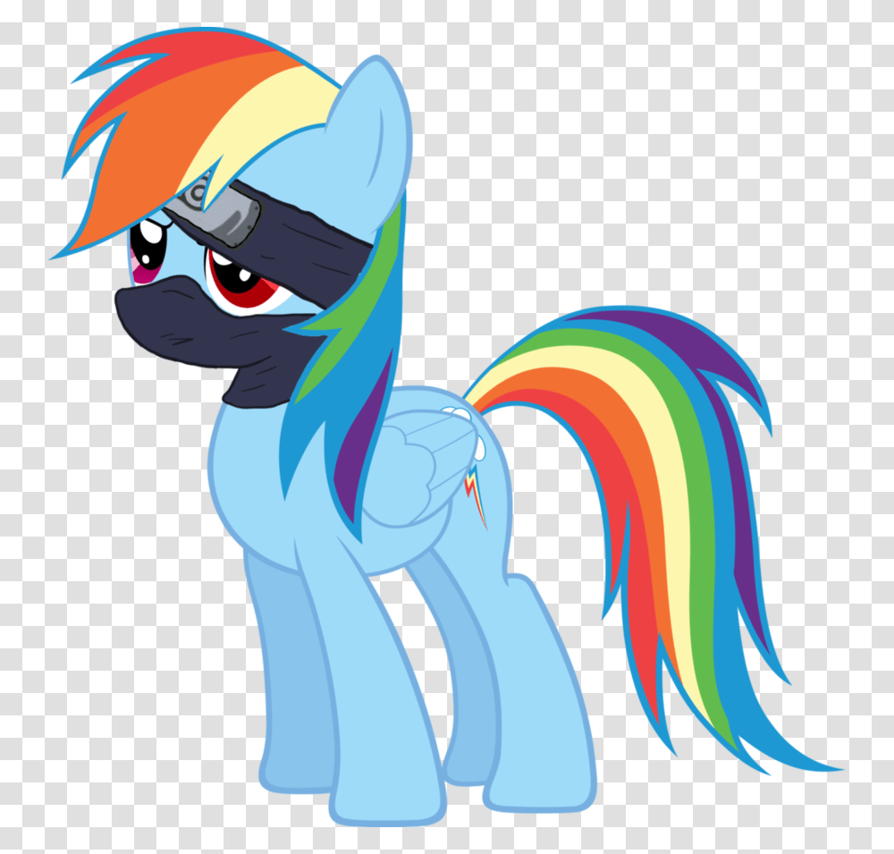 Rainbow Dash Kakashi, Helmet Transparent Png