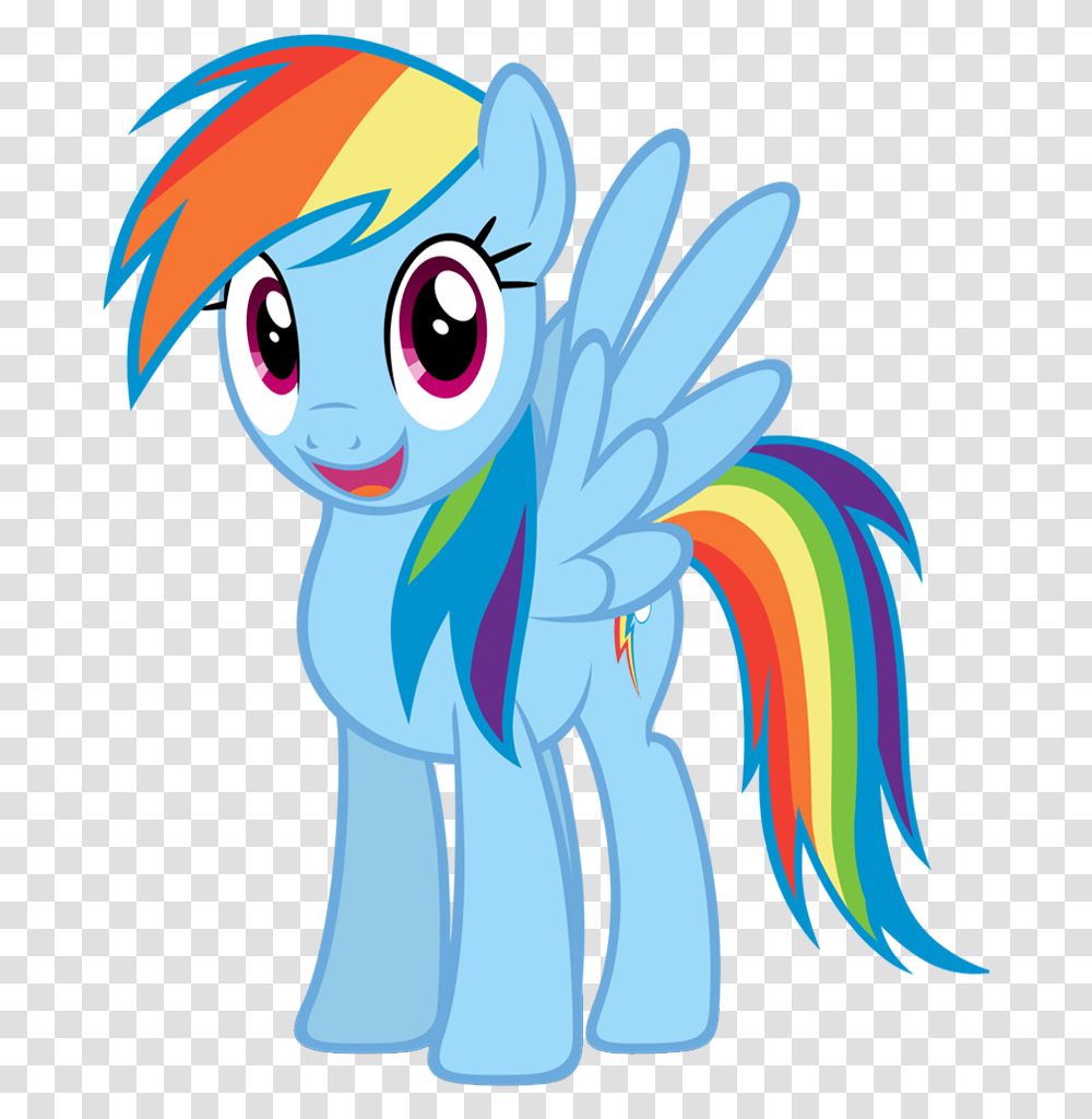 Rainbow Dash Little Pony Characters, Toy, Floral Design Transparent Png