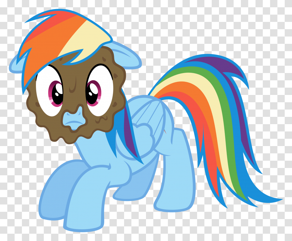 Rainbow Dash Looking Up Transparent Png