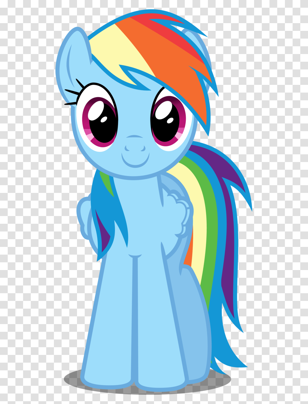 Rainbow Dash My Little Pony Rainbow Dash Front, Drawing, Face Transparent Png