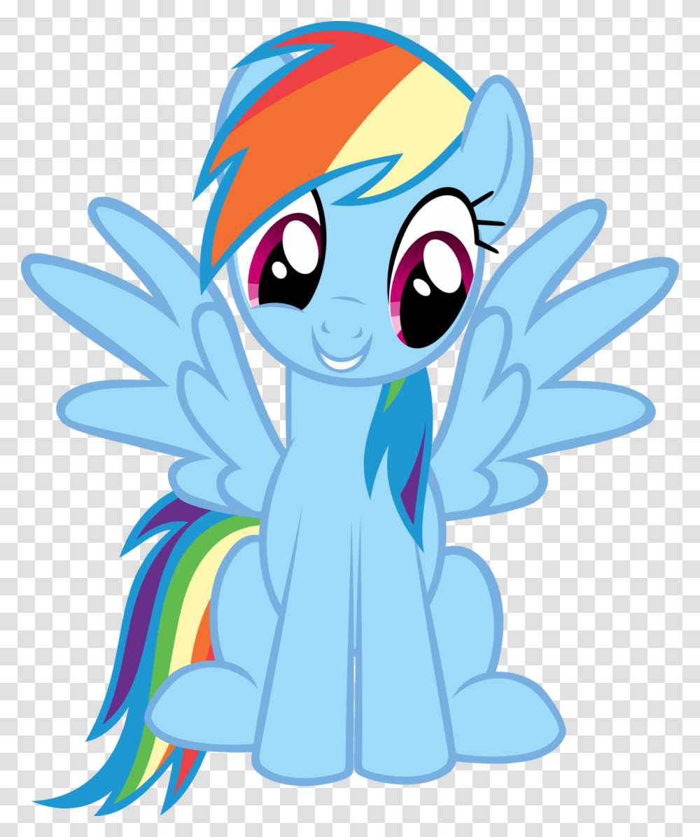 Rainbow Dash Sitting, Floral Design, Pattern Transparent Png