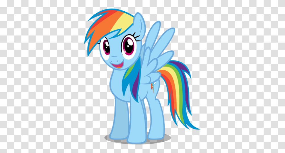 Rainbow Dash Smiling, Drawing, Toy Transparent Png