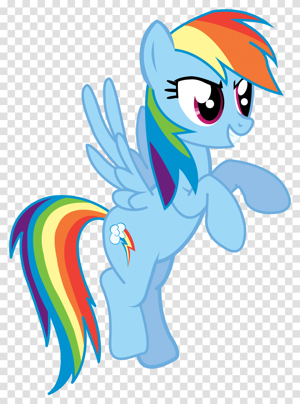 Rainbow Dash Thinks She's Really Overdoing It Rainbow Dash Wallpaper Iphone, Animal, Bird Transparent Png