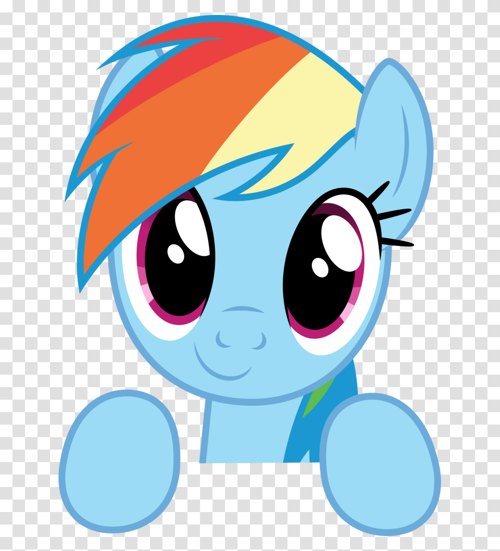 Rainbow Dash Vector, Face, Head Transparent Png