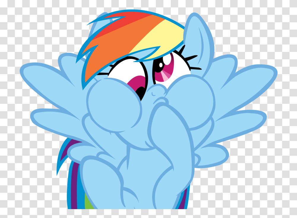 Rainbow Derp Vector By Mylittleluckywish My Little Pony Hi, Angry Birds Transparent Png