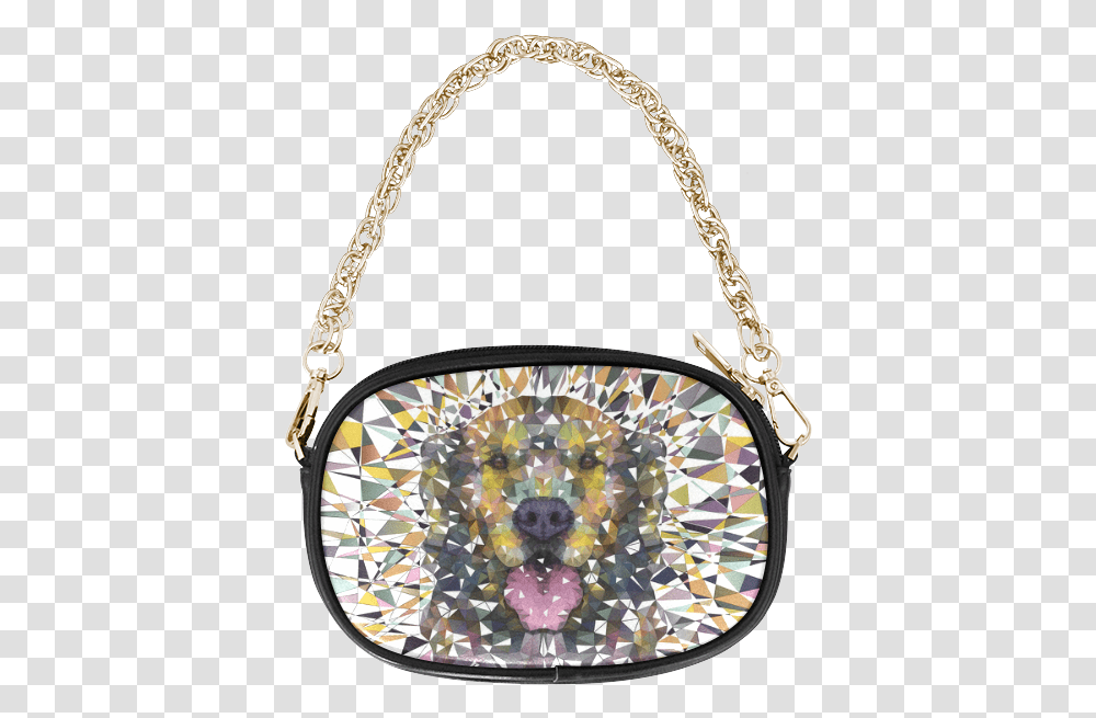 Rainbow Dog Chain Purse Gold Star Black Purse, Accessories, Accessory, Handbag, Necklace Transparent Png