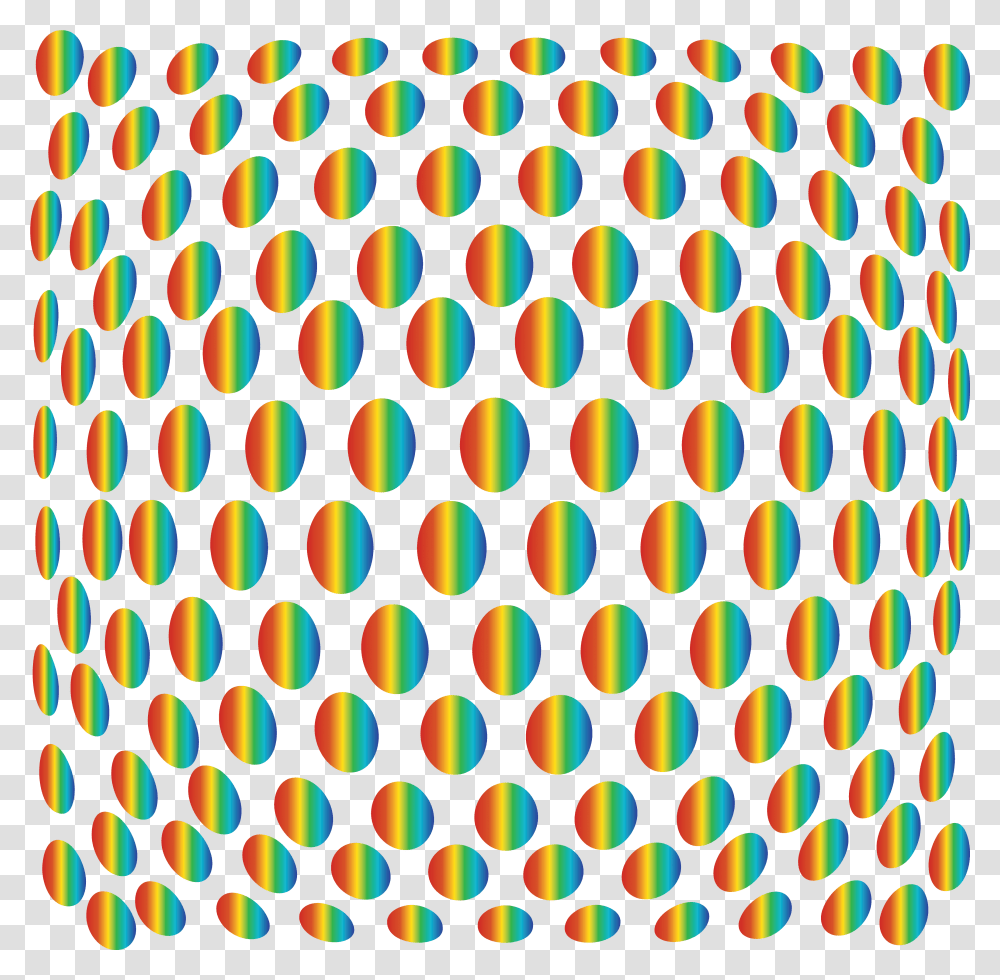 Rainbow Dots Rainbow Graphic Dots Circles Hq Photo Looks Like It's Moving, Pattern, Ornament, Rug Transparent Png