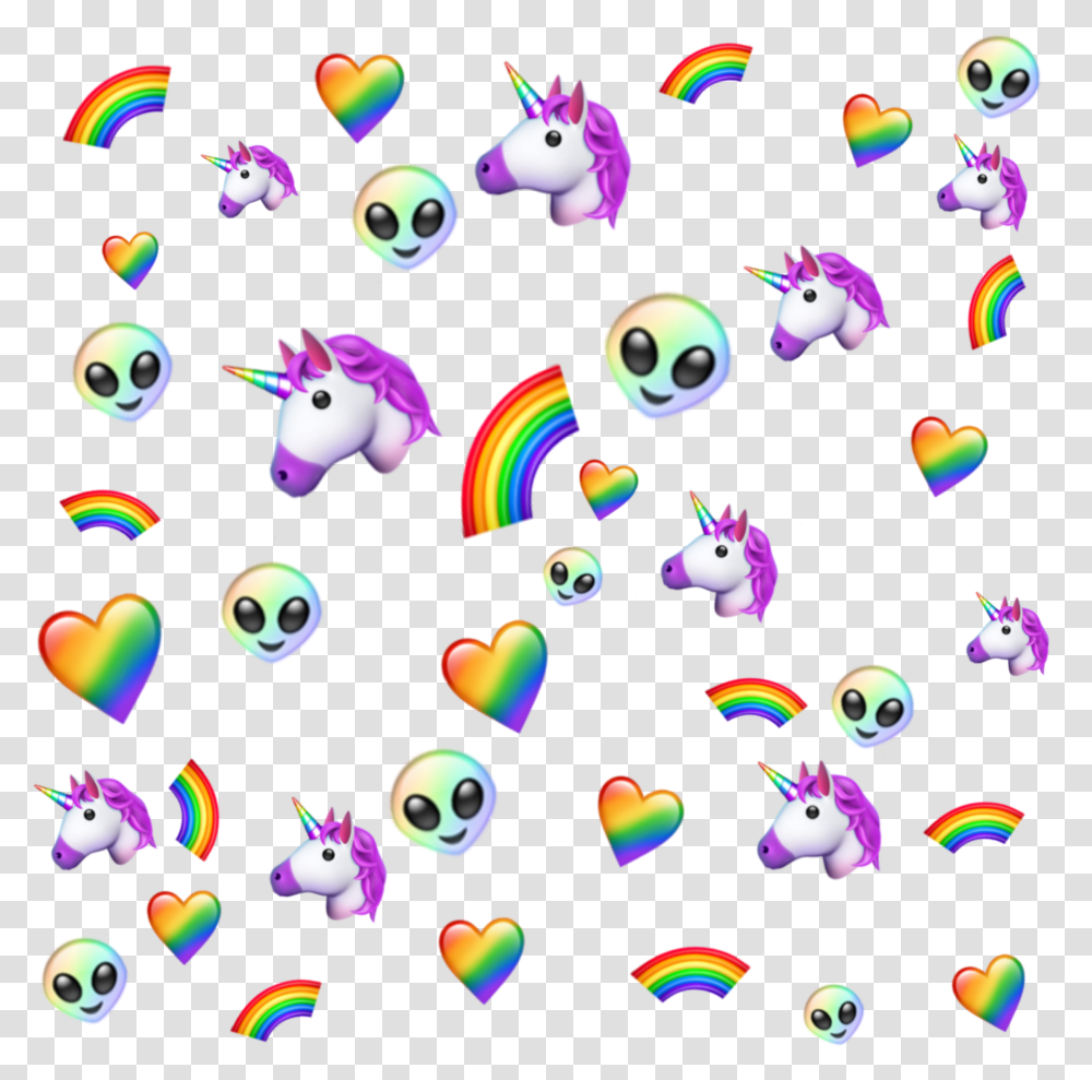 Rainbow Emoji Background Rainbow Emoji Background, Confetti, Paper, Pattern, Christmas Tree Transparent Png