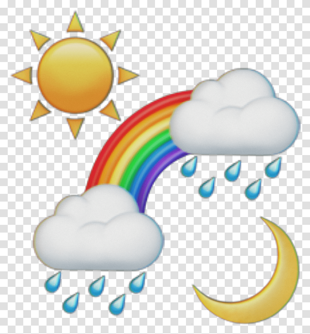 Rainbow Emoji Editedemoji Rainbowemoji Emojis Sol Sticker Transparent Png