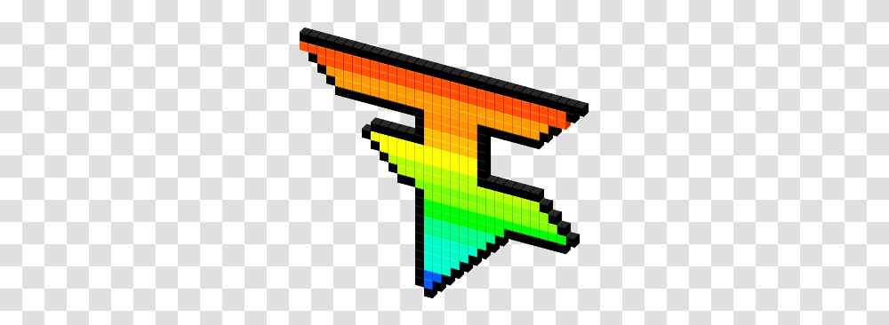 Rainbow Faze Clan Logo Cursor Faze Clan Rainbow Logo, Minecraft, Key, Symbol, Guitar Transparent Png