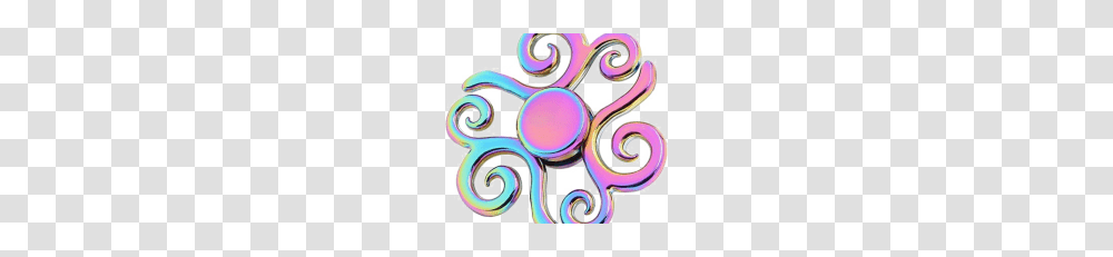 Rainbow Fidget Spinner Image With Background, Number, Alphabet Transparent Png